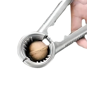 Clip de Nuez de 16 cm en acero inoxidable, ergonómico y resistente, ideal para abrir nueces y frutos secos fácilmente.-1-3-1