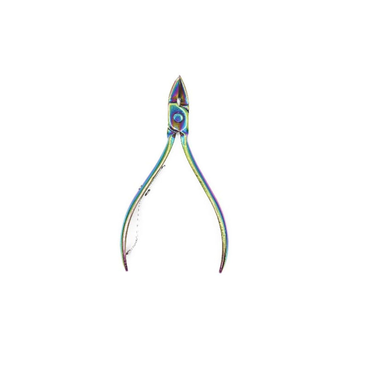 Cortador de cutícula tornasol de 9 cm en acero inoxidable, ergonómico y preciso, ideal para manicura y pedicura profesional o doméstica.-1-2-1