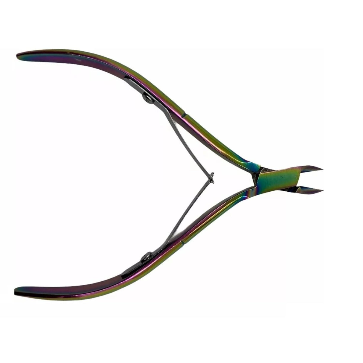 Cortador de cutícula tornasol de 9 cm en acero inoxidable, ergonómico y preciso, ideal para manicura y pedicura profesional o doméstica.-1-4-1