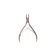 Cortador de cutícula bronce de 9 cm, ergonómico y elegante, ideal para manicura precisa y duradera. Perfecto para uso personal y profesional.-4-1-1