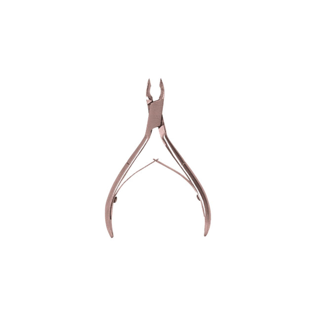 Cortador de cutícula bronce de 9 cm, ergonómico y elegante, ideal para manicura precisa y duradera. Perfecto para uso personal y profesional.-4-1-1