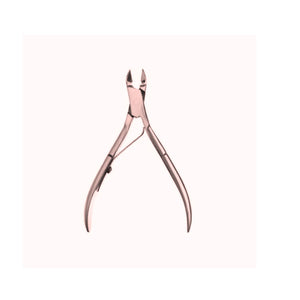 Cortador de cutícula bronce de 9 cm, ergonómico y elegante, ideal para manicura precisa y duradera. Perfecto para uso personal y profesional.-3