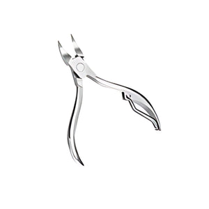 Cortador de cutícula Flower Secret de 10 cm, acero inoxidable, diseño elegante y ergonómico, ideal para un cuidado profesional de uñas.-1-1-1