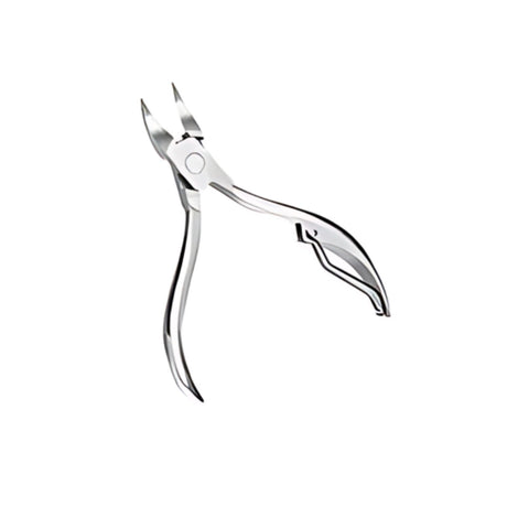Cortador de cutícula Flower Secret de 10 cm, acero inoxidable, diseño elegante y ergonómico, ideal para un cuidado profesional de uñas.-1-1-1