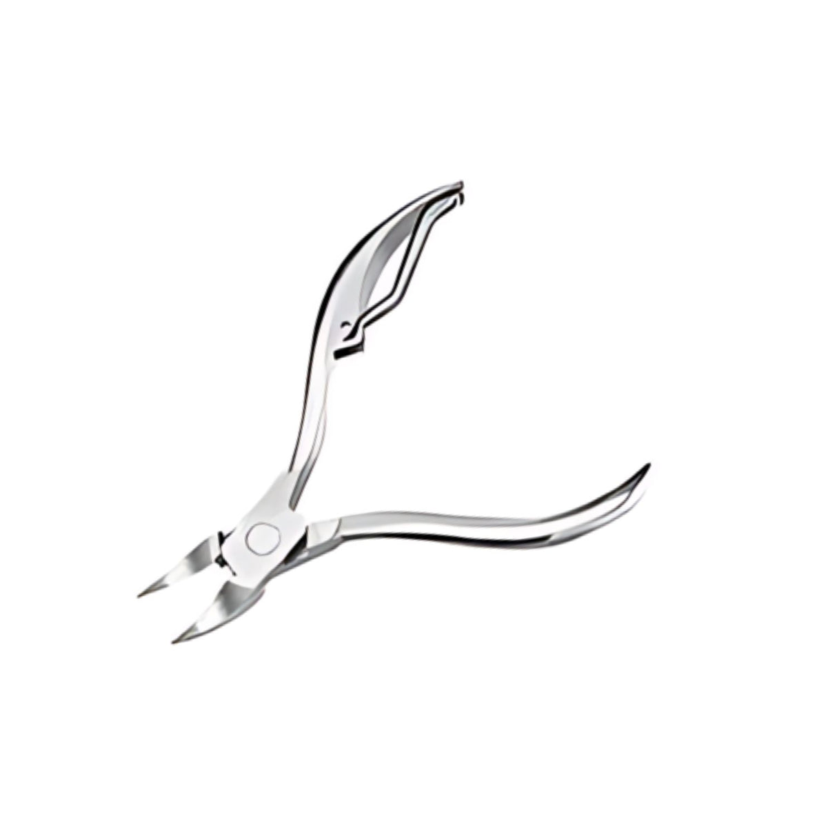Cortador de cutícula Flower Secret de 10 cm, acero inoxidable, diseño elegante y ergonómico, ideal para un cuidado profesional de uñas.-1-2-1