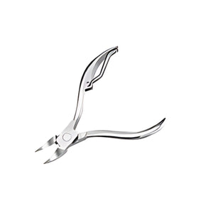 Cortador de cutícula Flower Secret de 10 cm, acero inoxidable, diseño elegante y ergonómico, ideal para un cuidado profesional de uñas.-1-2-1