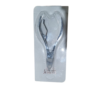 Cortador de cutícula Flower Secret de 10 cm, acero inoxidable, diseño elegante y ergonómico, ideal para un cuidado profesional de uñas.-1-4-1