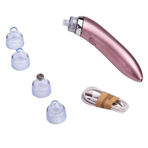 Extractor de Imperfecciones Faciales Bomba Vacío rosa, 18 cm, plástico ABS médico, elimina puntos negros sin irritar la piel. Ideal para uso diario.-1-3-1