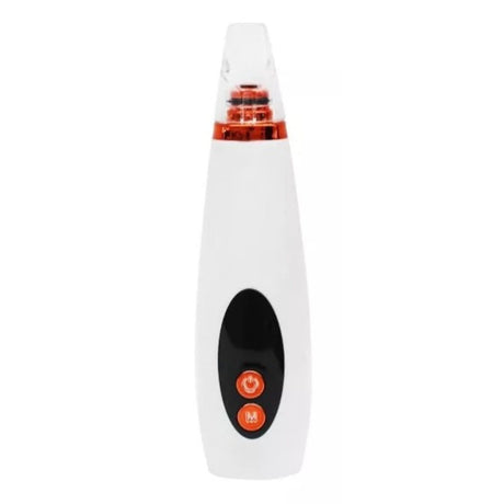 Extractor removedor de puntos negros de 16cm en acero inoxidable, con 6 cabezales intercambiables para un cuidado facial efectivo y seguro.-1-1-1