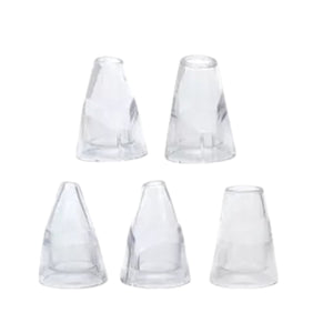 Extractor removedor de puntos negros de 16cm en acero inoxidable, con 6 cabezales intercambiables para un cuidado facial efectivo y seguro.-1-3-1