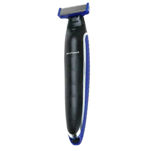 Afeitadora Doble Cara de 14 cm en negro, ergonómica y resistente, ideal para afeitado preciso en seco o con crema. Perfecta para viajes.-1-1-1