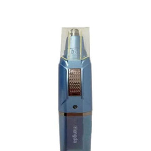 Afeitadora nasal HD-200 celeste, 13 cm, acero inoxidable, diseño compacto y ergonómico, ideal para cuidado personal sin irritaciones.-1-2-1