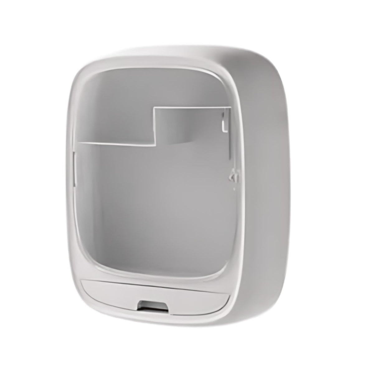 Comestiquero montable blanco de plástico resistente, ideal para organizar cosméticos y accesorios en baño o dormitorio.-1-4-1