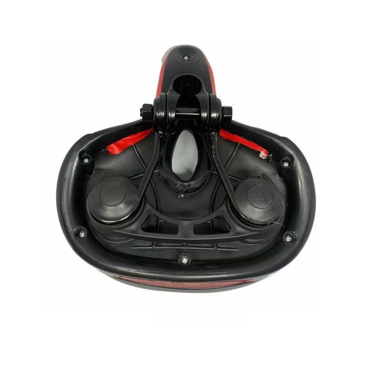 Sillín de bicicleta ergonómico negro de 24 cm, acolchado suave y resistente al agua, ideal para mayor comodidad en recorridos largos.-3