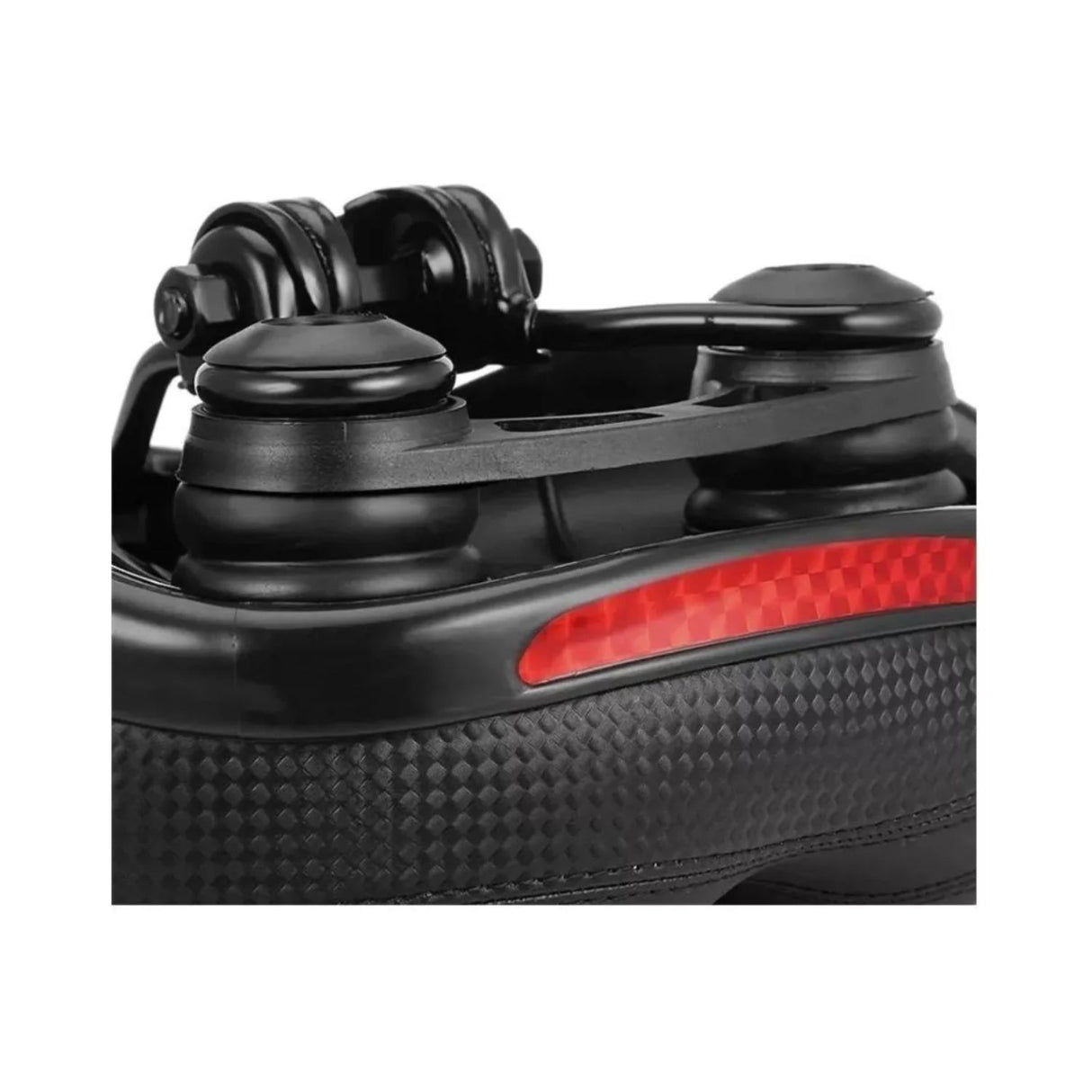 Sillín de bicicleta ergonómico negro de 24 cm, acolchado suave y resistente al agua, ideal para mayor comodidad en recorridos largos.-4