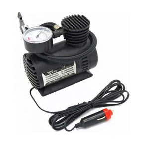 Air Compresor DC 12V portátil negro, inflado rápido para neumáticos y juguetes, diseño compacto y ergonómico, ideal para viajes.-1-1-1