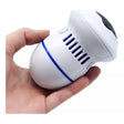 Máquina removedora de callos blanca y azul, ergonómica, con cabezal rotativo para pies suaves y cuidados en casa.-1-1-1