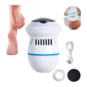 Máquina removedora de callos blanca y azul, ergonómica, con cabezal rotativo para pies suaves y cuidados en casa.-1-2-1