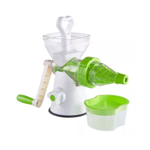 Juguera manual verde de 35 cm, ergonómica y robusta, ideal para exprimir frutas frescas. Fácil de limpiar y almacenar.-1-4-1
