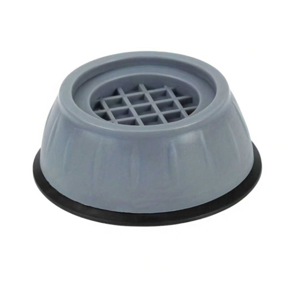 Soporte antivibración negro de goma para lavadoras, 4 piezas de 6 cm, reduce ruido y protege el suelo. Ideal para electrodomésticos pesados.-1-2-1