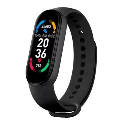 Smart Band 6 rosa, pulsera fitness con pantalla AMOLED, monitoreo de salud, resistente al agua IP68 y batería de 14 días.-1-1-1