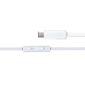 Audífonos Type C blancos de 80 cm, sonido premium, diseño ergonómico y resistente, ideales para música y llamadas.-1-4-1