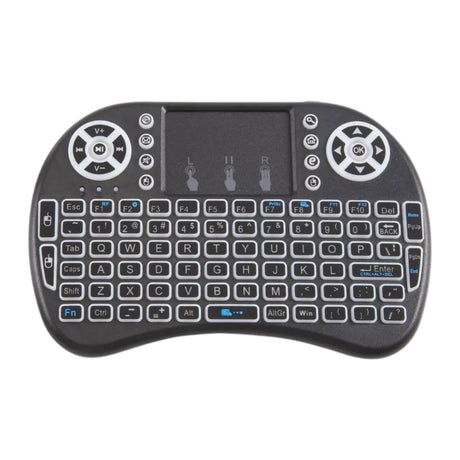 Mini Teclado Táctil negro de 9 cm, compacto y resistente, ideal para laptops y tablets. Superficie fácil de limpiar y antideslizante.-1-1-1