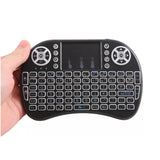 Mini Teclado Táctil negro de 9 cm, compacto y resistente, ideal para laptops y tablets. Superficie fácil de limpiar y antideslizante.-3