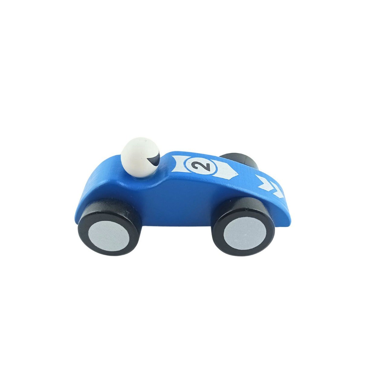 Auto de Carrera Piloto con Numero Juguete Madera Azul. Fomenta la creatividad y el juego activo. ¡Compra ahora y acelera la diversión!-1-3-1-1-1