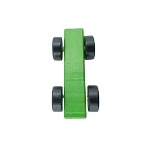 Auto de Carrera Piloto con Numero Juguete Madera Verde. Fomenta la creatividad y el juego activo. ¡Compra ahora y acelera la diversión!-1-2-1-1-1