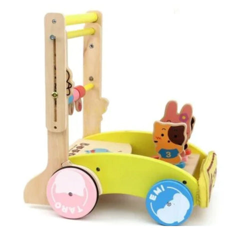 Correpasillos de Madera con Figuras de Animales para Bebés. Fomenta el desarrollo motor y la diversión. ¡Compra ahora y alegra su juego!-1-1-1-1-1