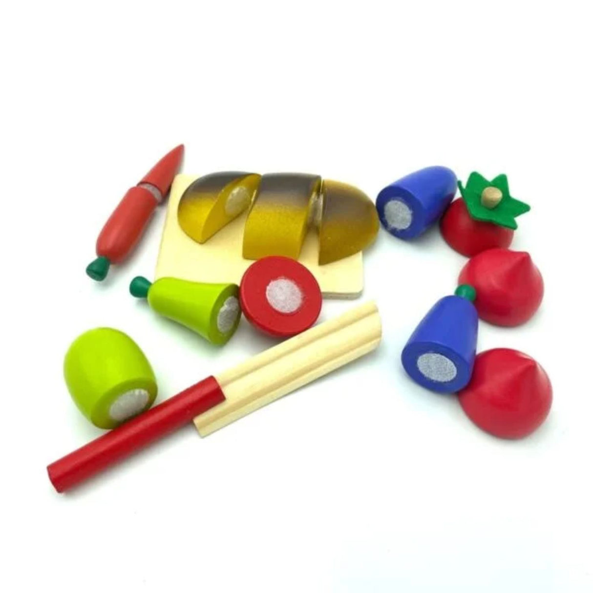 Juguete Didáctico de Corta Fruta de Madera para Niños de 3+. Fomenta la creatividad y habilidades motoras. ¡Compra ahora y diviértete aprendiendo!-1-1-1-1-1