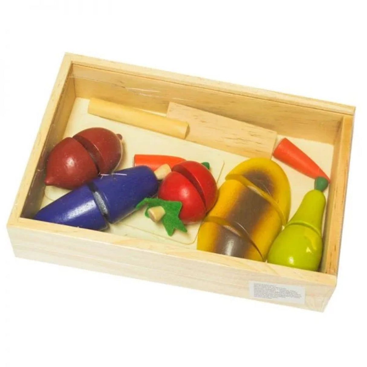 Juguete Didáctico de Corta Fruta de Madera para Niños de 3+. Fomenta la creatividad y habilidades motoras. ¡Compra ahora y diviértete aprendiendo!-1-2-1-1-1