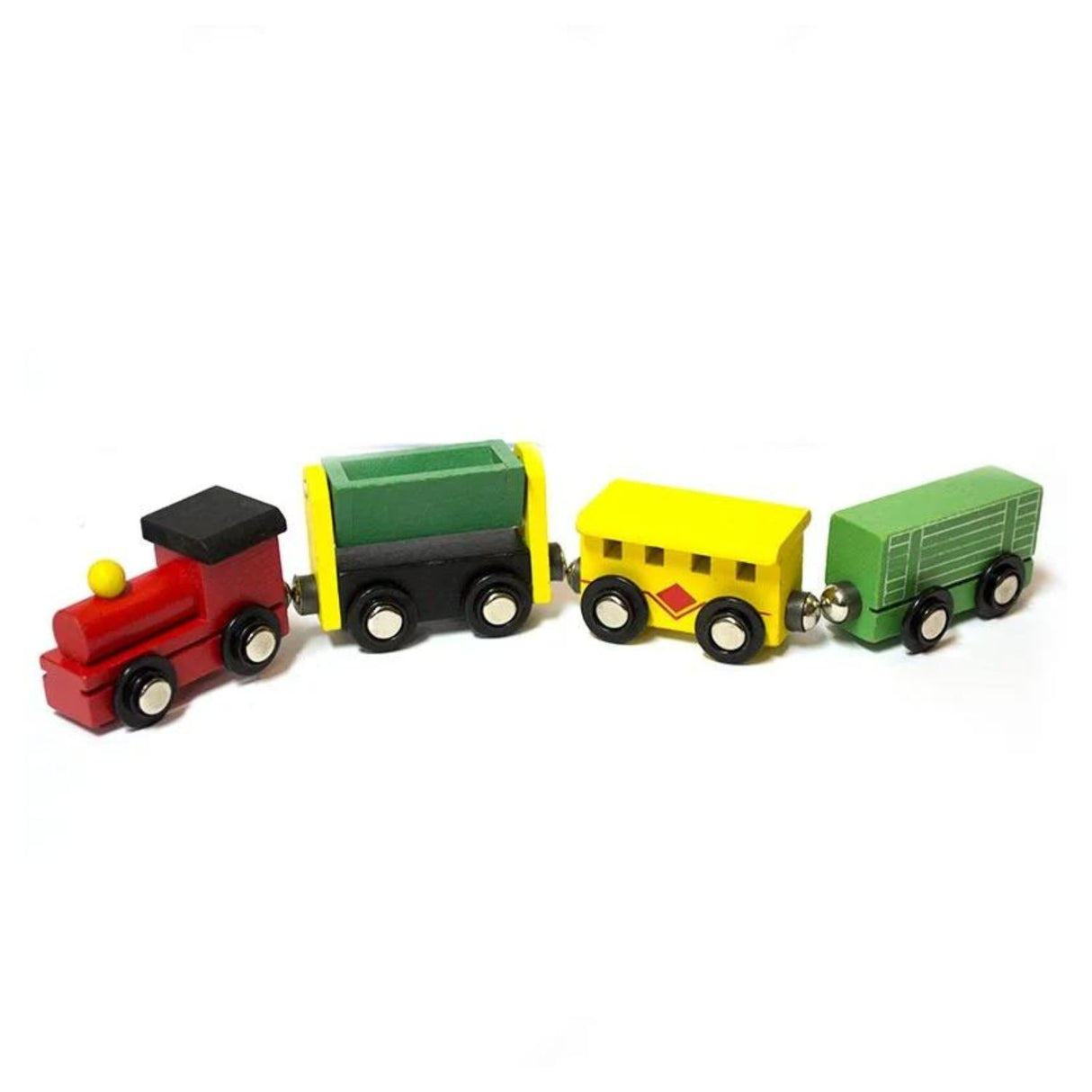 Locomotora de Juguete Madera con Imán para Niños +3 años. Fomenta la creatividad y el juego educativo. ¡Compra ahora y diviértete aprendiendo!-1-1-1-1-1
