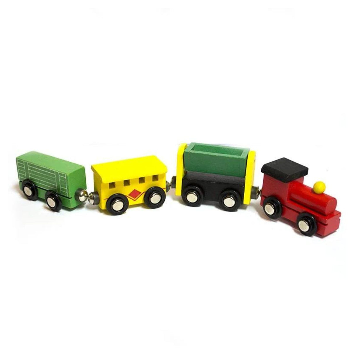 Locomotora de Juguete Madera con Imán para Niños +3 años. Fomenta la creatividad y el juego educativo. ¡Compra ahora y diviértete aprendiendo!-1-2-1-1-1