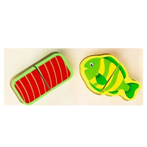 Puzzle Didactico Formas de Peces Juguete Madera para Niños. Fomenta la creatividad y aprendizaje. ¡Descúbrelo ahora y diviértete educando!-1-3-1-1-1