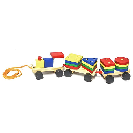 Tren de Encaje de Madera con Figuras Geométricas de 27 cm. Fomenta la creatividad y el aprendizaje en los más pequeños. ¡Compra ahora y diviértete!-1-1-1-1-1