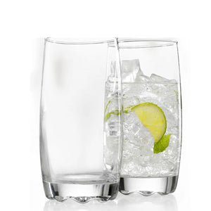Set 6 Vasos Altos Modelo Napoles 390cc Jugos Tragos Bebida