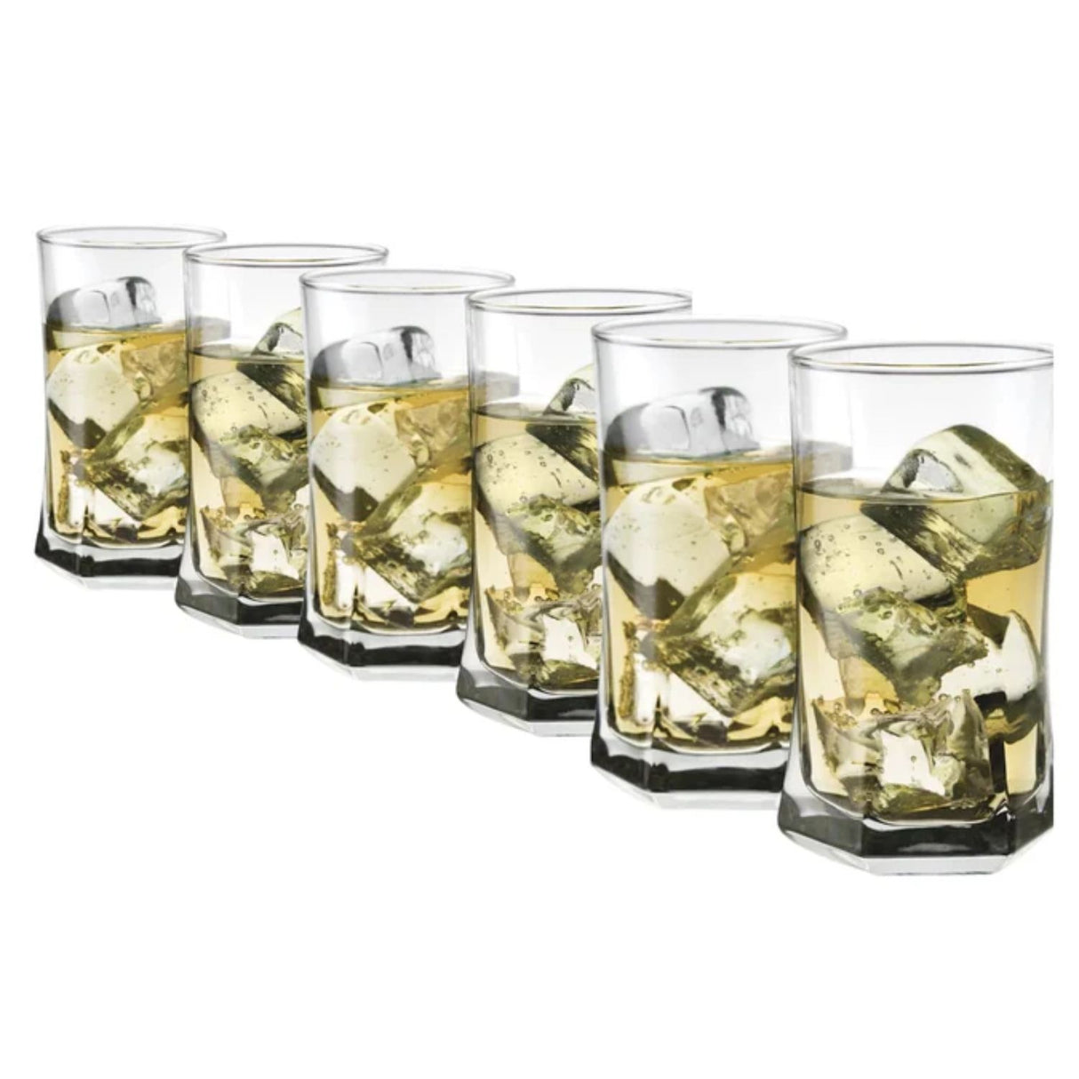 Pack 6 Vasos Altos Modelo Vivaldi 332ml Para Tragos Agua