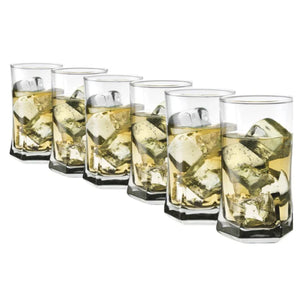 Pack 6 Vasos Altos Modelo Vivaldi 332ml Para Tragos Agua