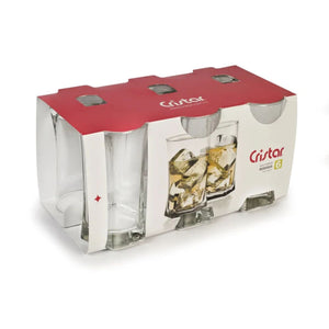 Pack 6 Vasos Altos Modelo Vivaldi 332ml Para Tragos Agua