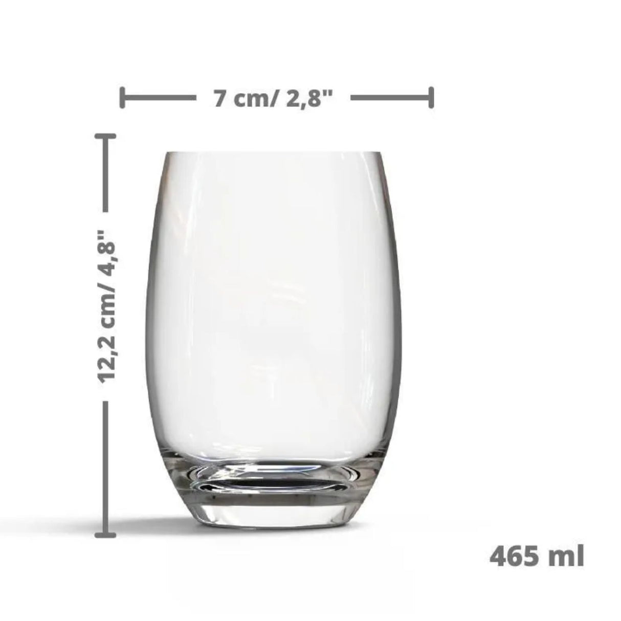 Set de 6 Vasos Mikonos de 460ml Cristar