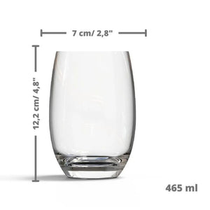 Set de 6 Vasos Mikonos de 460ml Cristar