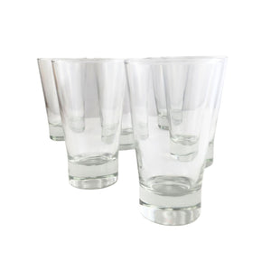 Set 6 Vasos Altos De Vidrio 394ml Modelo London Jugo Agua