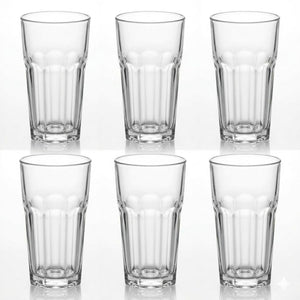 Set 6 Vasos de Vidrio 493mL Cooler Lisboa Cocina Cristar