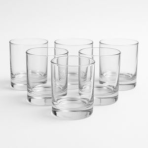 Set 6 Vasos Bajos Modelo Manhatan de 340mL