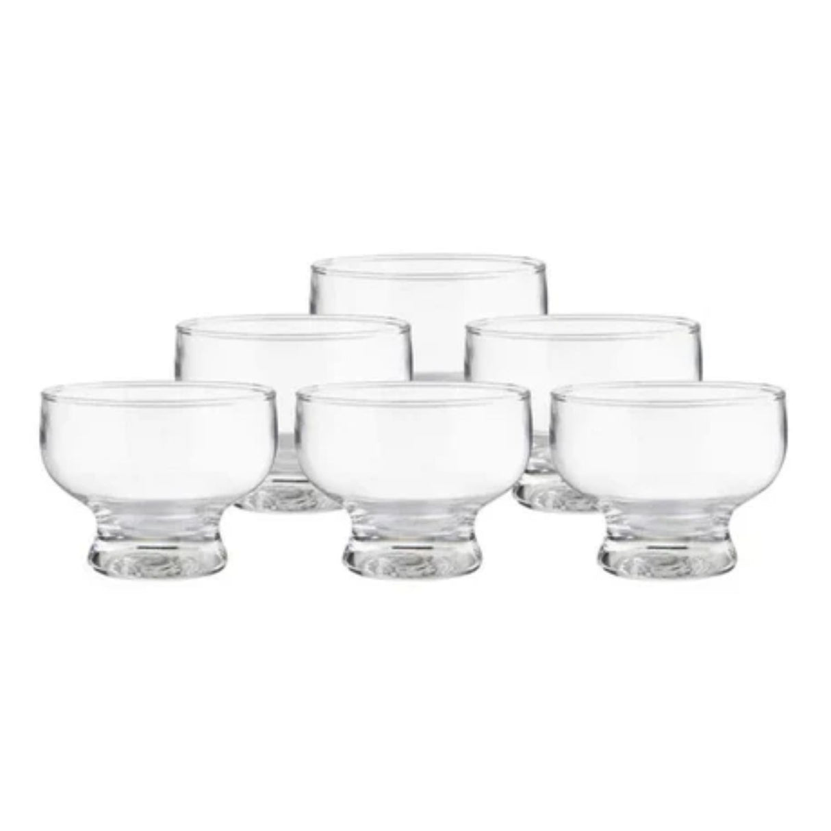 Set 6 Copas Helado Ice Cream De 225cc Helados Ponche Postres
