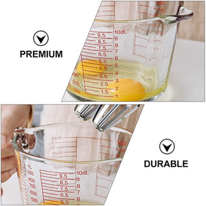 Jarra Medidora De Líquidos o Mezclas 1000Ml Vidrio Allegra