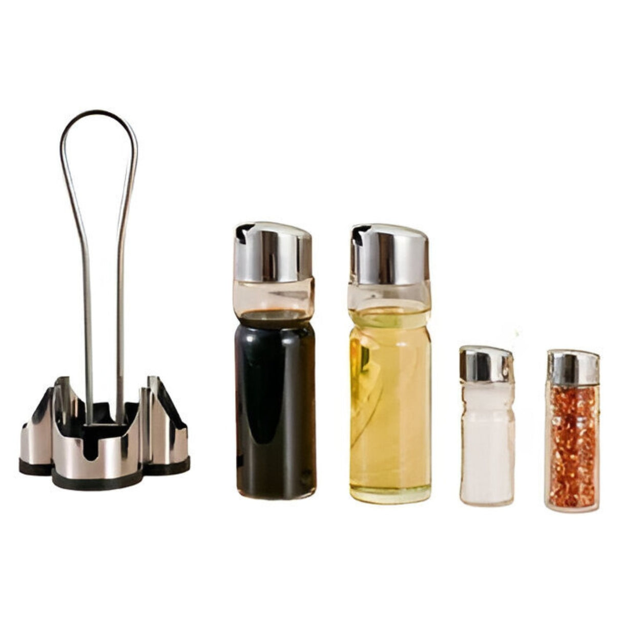 Set Alcuza 5 Piezas Allegra Diseño Clasico Aceite Sal