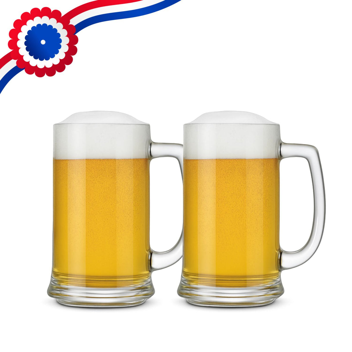 Set 2 Vasos Shopero Modelo Palermo De 437mL Cerveza Tragos